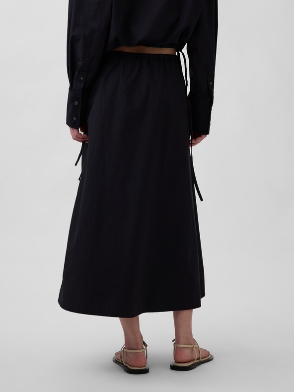 GAP Popelínová maxi sukňa GAP