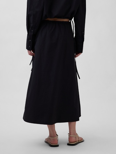 GAP Popelínová maxi sukňa GAP