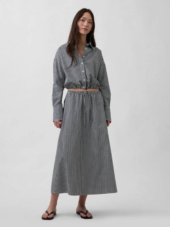 GAP Popelínová maxi sukňa GAP