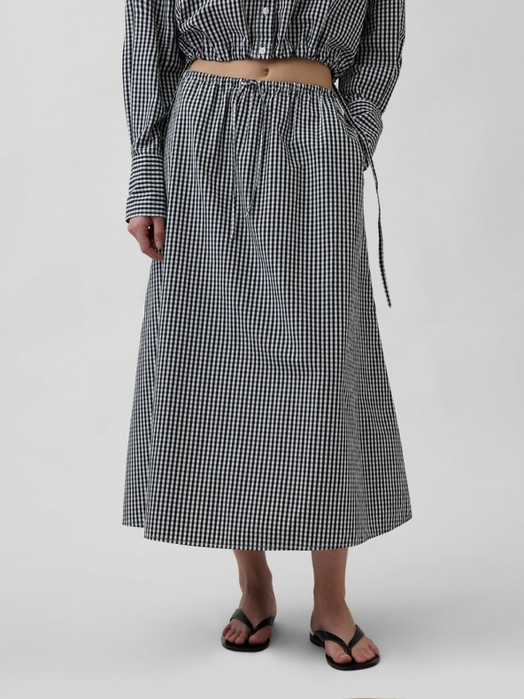 GAP Popelínová maxi sukňa GAP