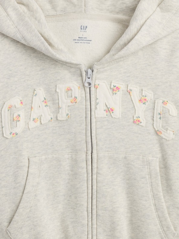 GAP Detská oversize mikina s logom VintageSoft GAP