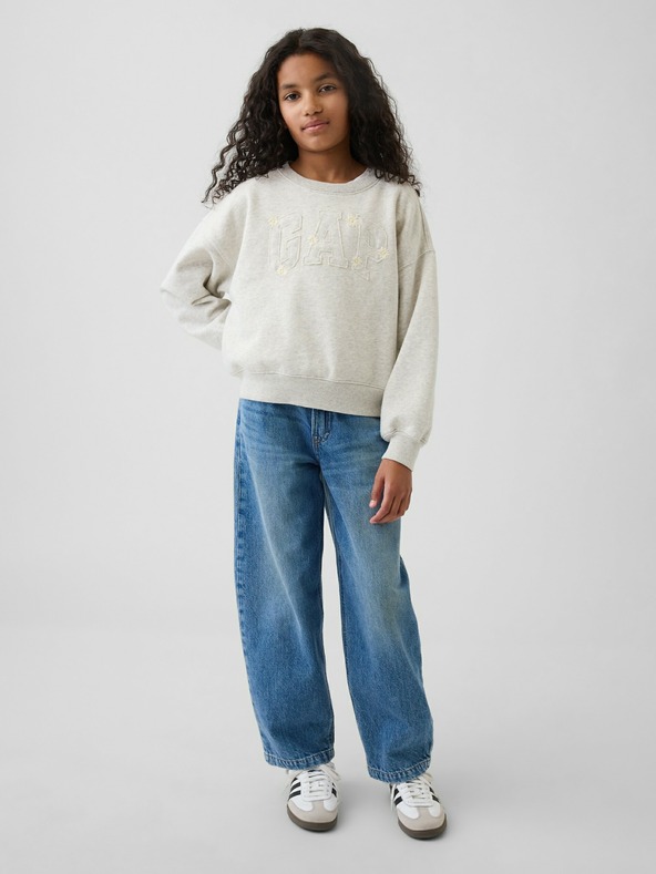 GAP Detská mikina s logom VintageSoft GAP