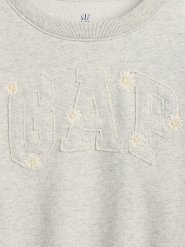 GAP Detská mikina s logom VintageSoft GAP