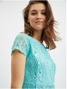 Orsay Tyrkysové dámske čipkované šaty ORSAY