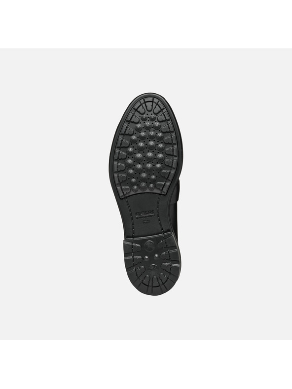 Geox Čierne dámske mokasíny Geox Walk Pleasure