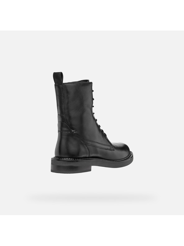 Geox Čierne dámske členkové topánky Geox Serilda