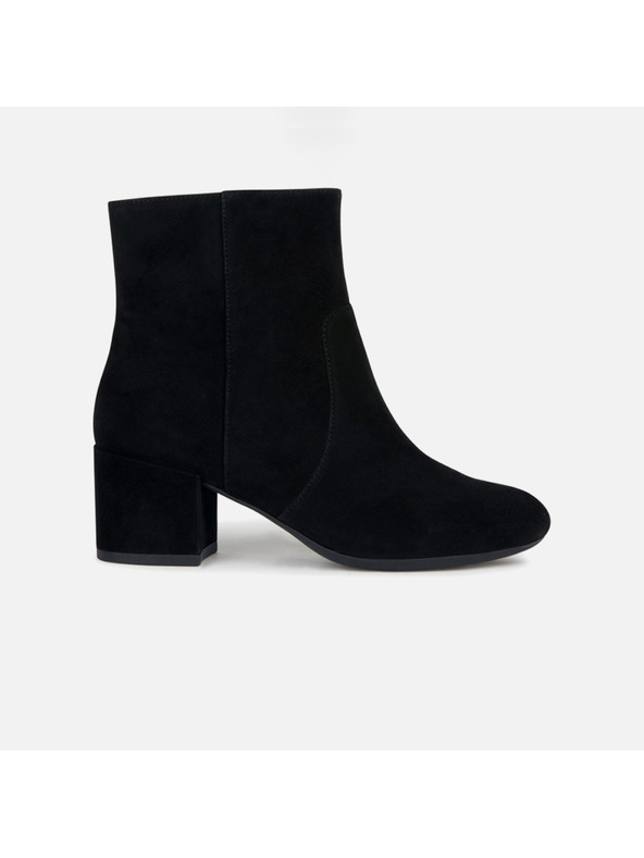 Geox Čierne dámske členkové topánky Geox Eleana