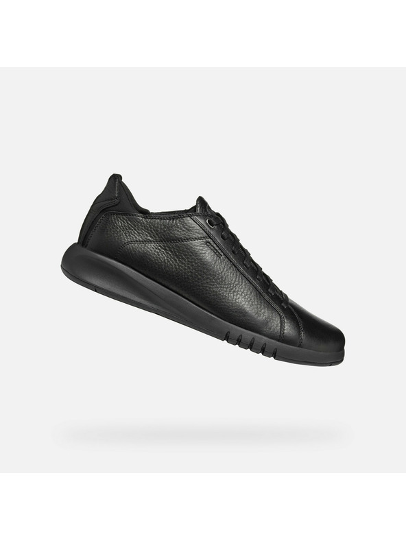 Geox Čierne pánske tenisky Geox Aerantis