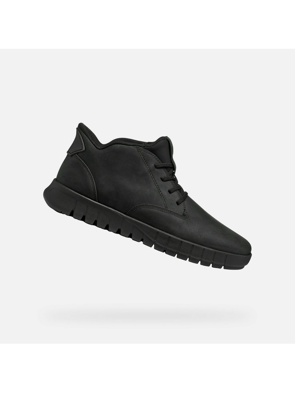 Geox Čierne pánske členkové topánky Geox Flextride Plus