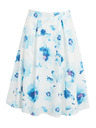 Orsay Modro-biela dámska kvetinová sukňa ORSAY