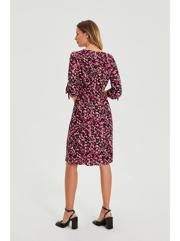 Moodo Vzorované fialové šaty Moodo
