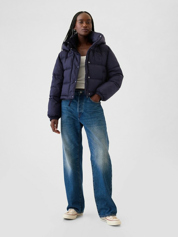 GAP Prešívaná nepremokavá crop bunda GAP