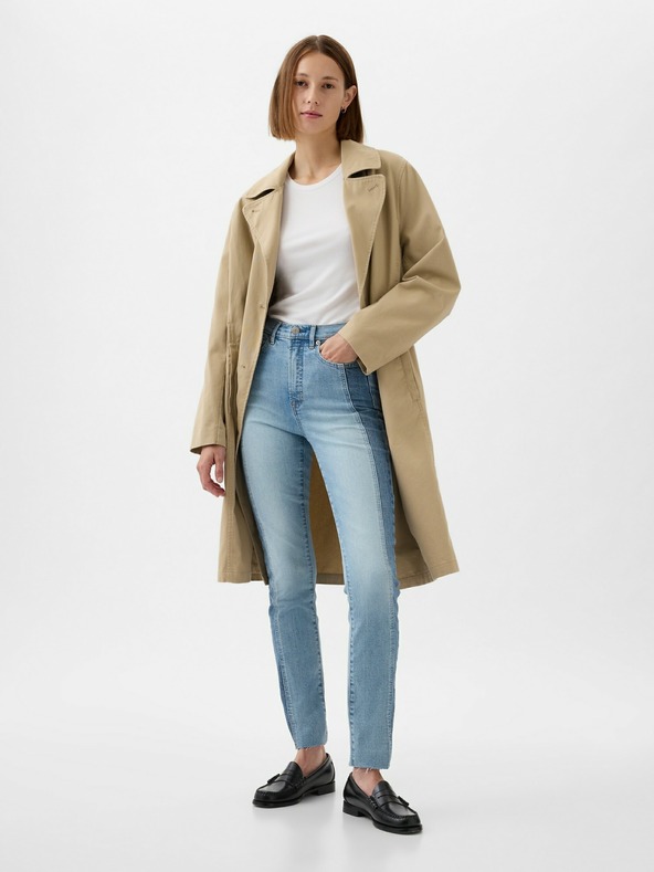 GAP Džínsy High Rise Patchwork Vintage Slim GAP