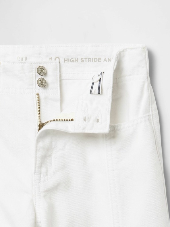 GAP Detské džínsy High Rise Stride Wide Leg GAP