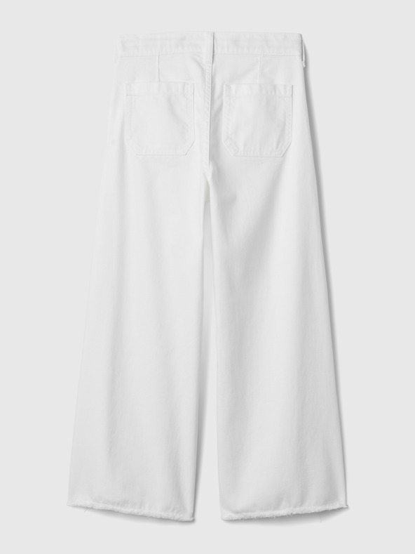 GAP Detské džínsy High Stride Wide-Leg GAP