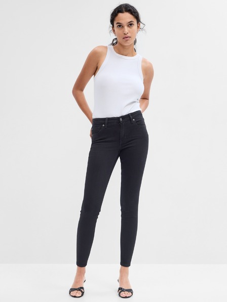 GAP Džínsy Mid Rise Universal Legging Washwell GAP