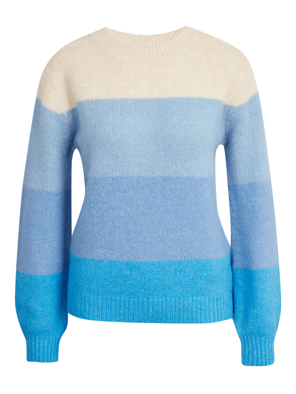 Orsay Modrý dámsky pruhovaný sveter ORSAY