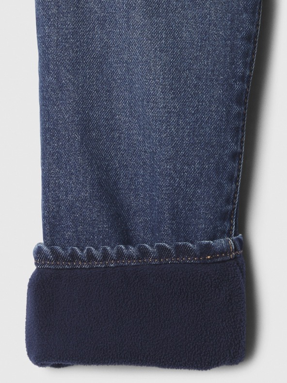 GAP Baby zateplené straight džínsy GAP