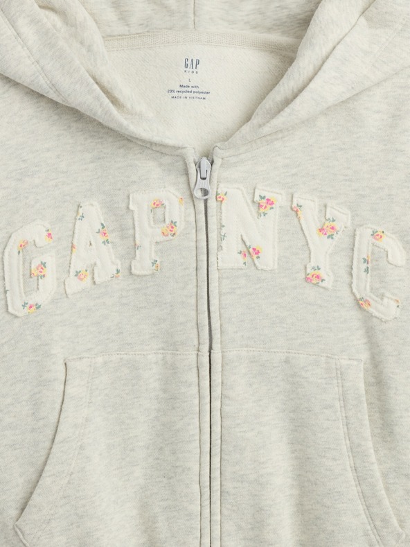 GAP Detská oversize mikina s logom VintageSoft GAP