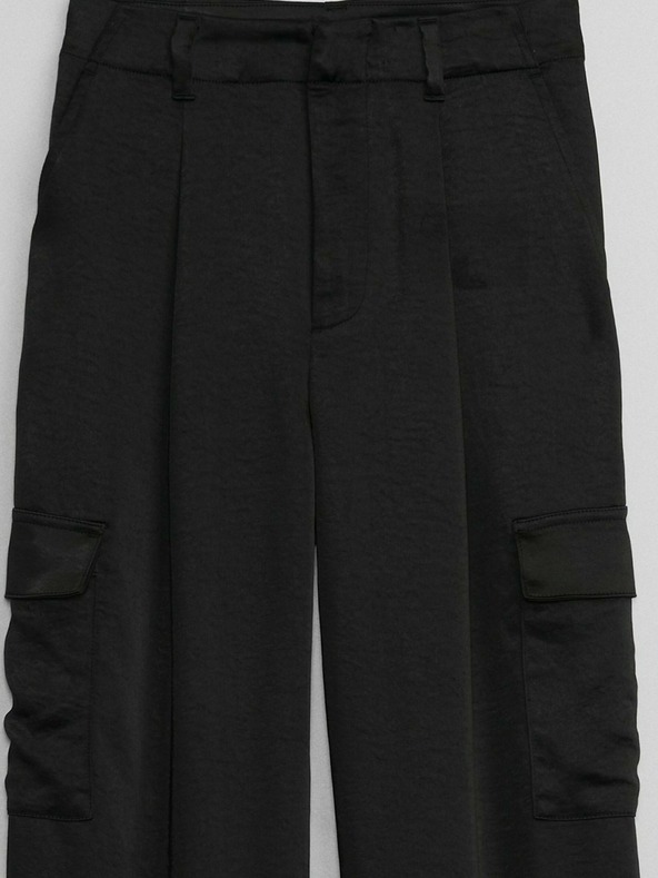 GAP Saténové plisované cargo nohavice GAP