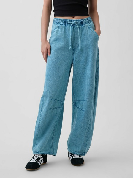 GAP Džínsy Mid Rise Easy Horseshoe UltraSoft GAP