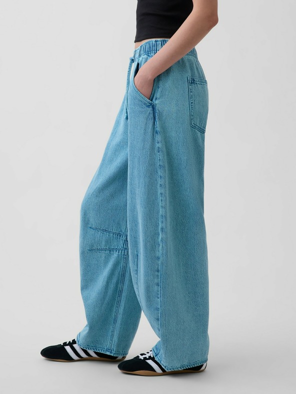 GAP Džínsy Mid Rise Easy Horseshoe UltraSoft GAP