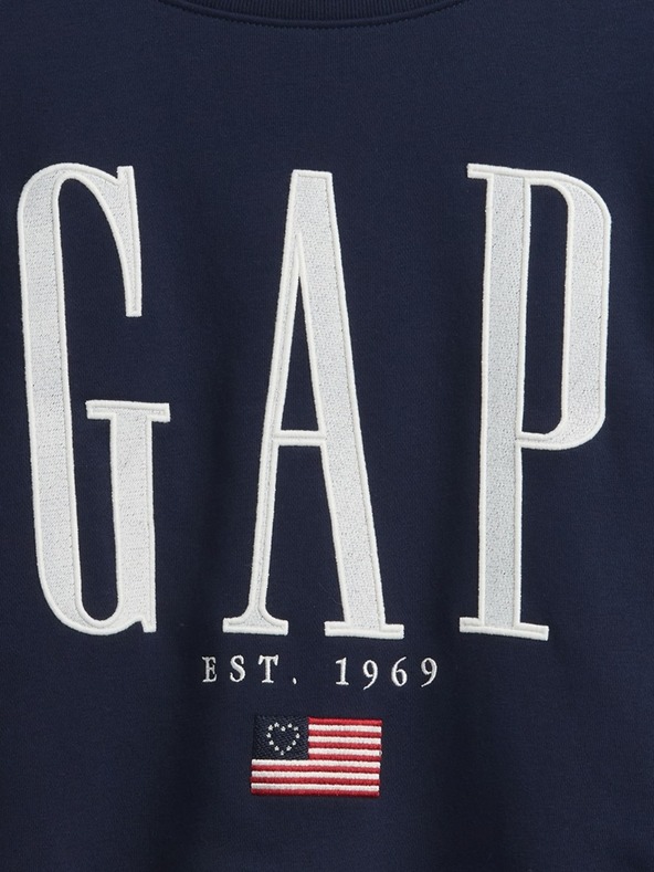 GAP Oversize mikina s logom VintageSoft GAP