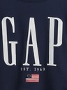 GAP Oversize mikina s logom VintageSoft GAP