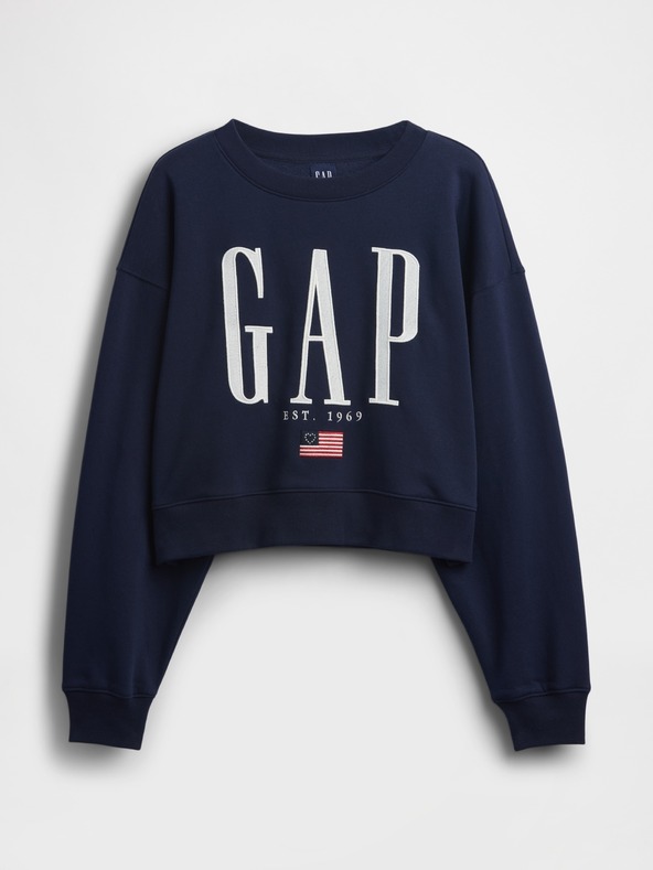 GAP Oversize mikina s logom VintageSoft GAP