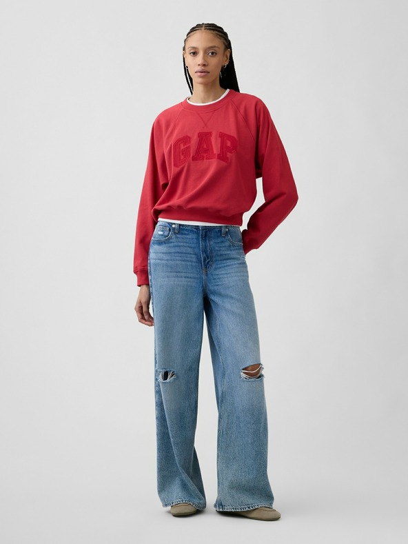 GAP Oversize mikina s logom GAP