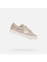 Geox Béžové dievčenské tenisky Geox Gisli
