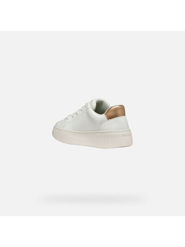 Geox Biele dievčenské tenisky Geox Miroshi