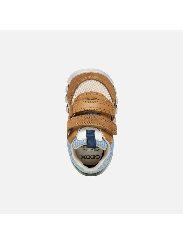 Geox Hnedé chlapčenské tenisky na prvé krôčky Geox Iupidoo