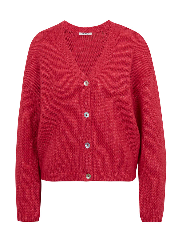 Orsay Tmavoružový dámsky voľný sveter ORSAY