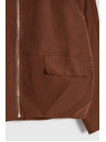 Moodo Krátka bunda hnedá Moodo
