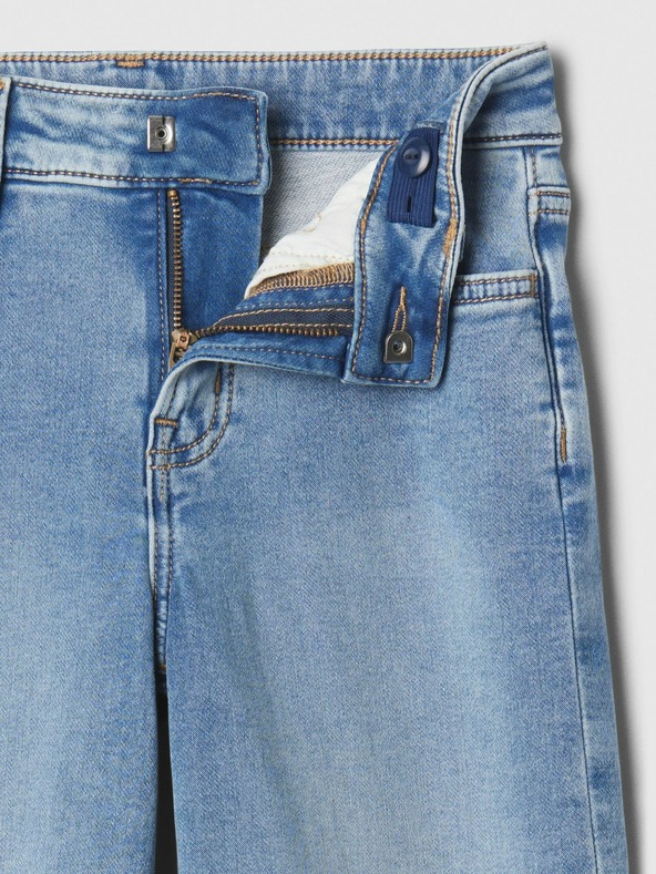 GAP Detské džínsy High Rise wide-leg SuperSoft GAP