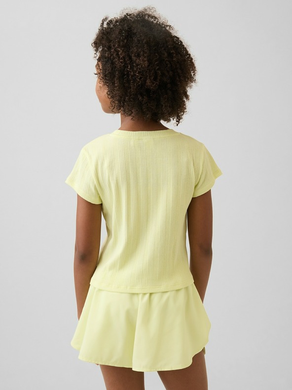 GAP Detské rebrované tričko GAP