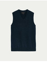 Marks & Spencer Čistý bavlnený sveter bez rukávov Marks & Spencer tmavomodrý