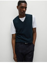 Marks & Spencer Čistý bavlnený sveter bez rukávov Marks & Spencer tmavomodrý