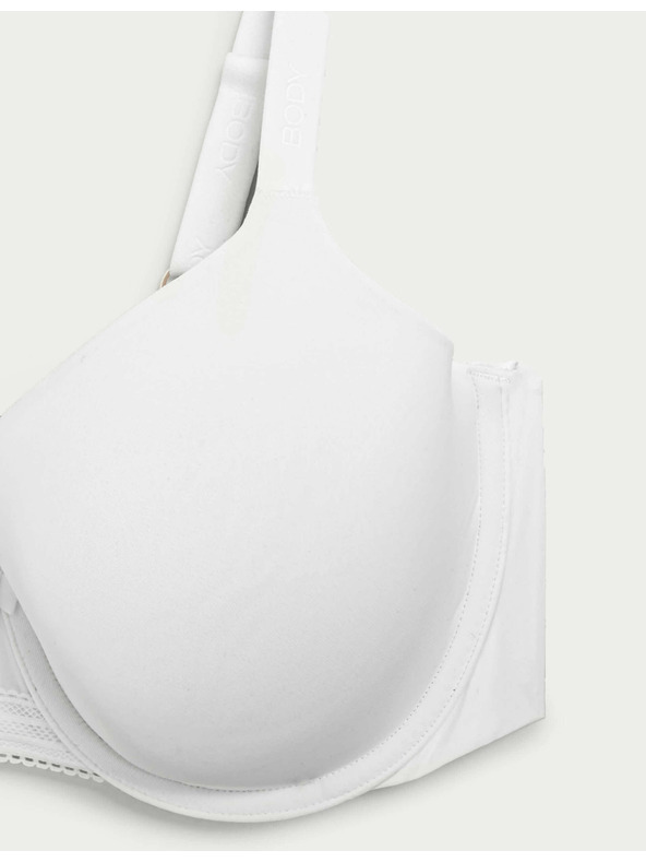 Marks & Spencer Podprsenka s kosticami a plnými košíčkami, veľ. A-E Marks & Spencer biela