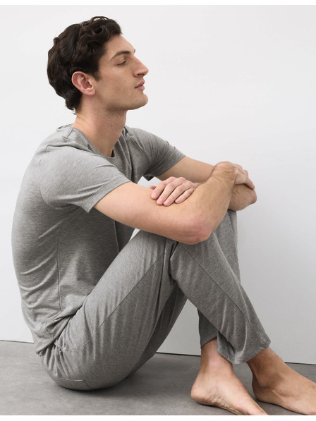 Marks & Spencer Pyžamové nohavice z bavlny a modalu Supima® Marks & Spencer sivé