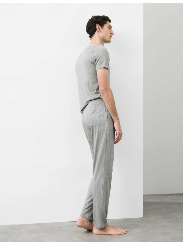 Marks & Spencer Pyžamové nohavice z bavlny a modalu Supima® Marks & Spencer sivé