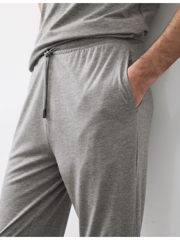 Marks & Spencer Pyžamové nohavice z bavlny a modalu Supima® Marks & Spencer sivé