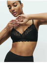 Marks & Spencer Podprsenka Amelia s čipkou, plné košíčky, s kosticami (A-E) Marks & Spencer čierna