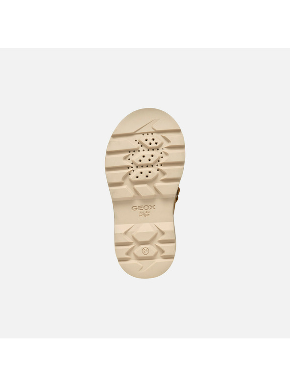 Geox Žlté chlapčenské členkové topánky Geox Kiddartah