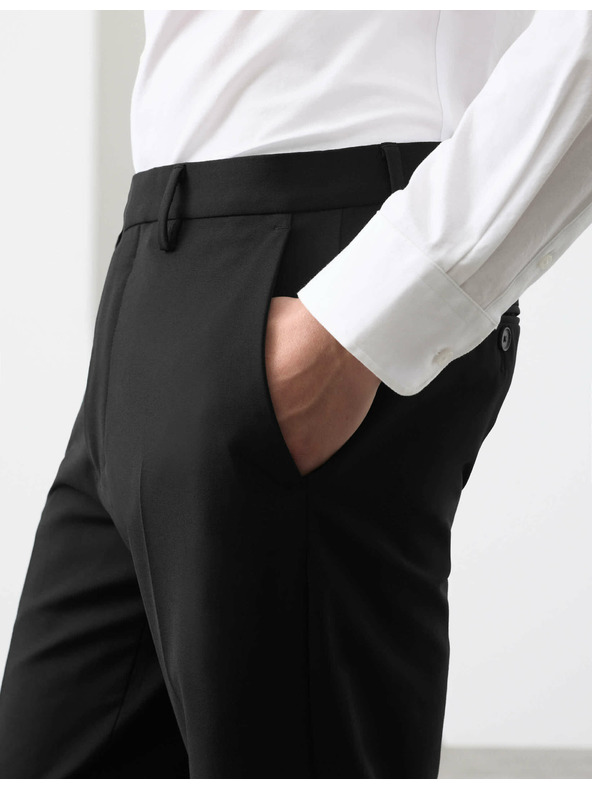 Marks & Spencer Mierne zúžené nohavice, zmes vlny Marks & Spencer