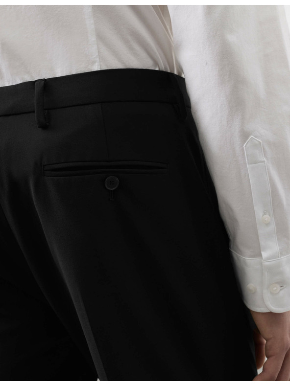 Marks & Spencer Mierne zúžené nohavice, zmes vlny Marks & Spencer