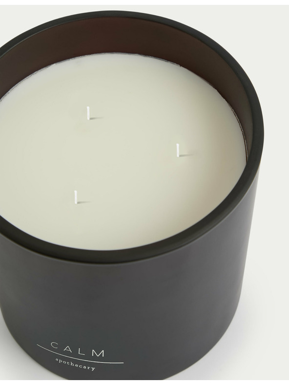 Marks & Spencer Upokojujúca sviečka s 3 knôtmi Marks & Spencer žltá