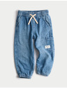 Marks & Spencer Cargo džínsy voľného strihu (2–8 rokov) Marks & Spencer námorná modrá