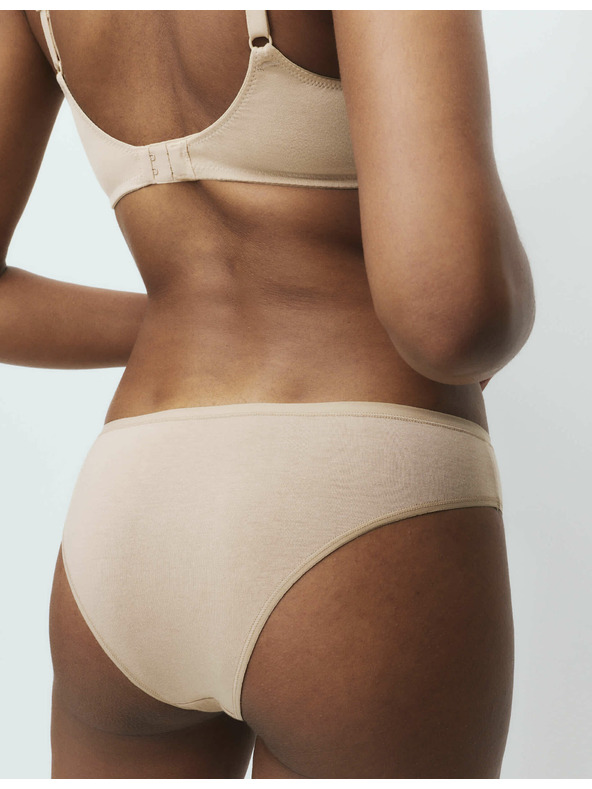 Marks & Spencer Brazílske nohavičky z modalu, bez viditeľných lemov, 5 ks v balení Marks & Spencer béžová